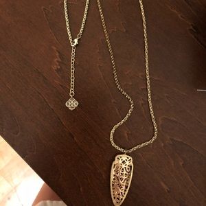 Kendra Scott Sienna long arrowhead necklace